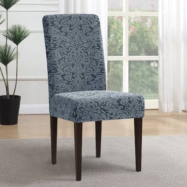 August Grove Box Cushion Dining Chair Slipcover Wayfair